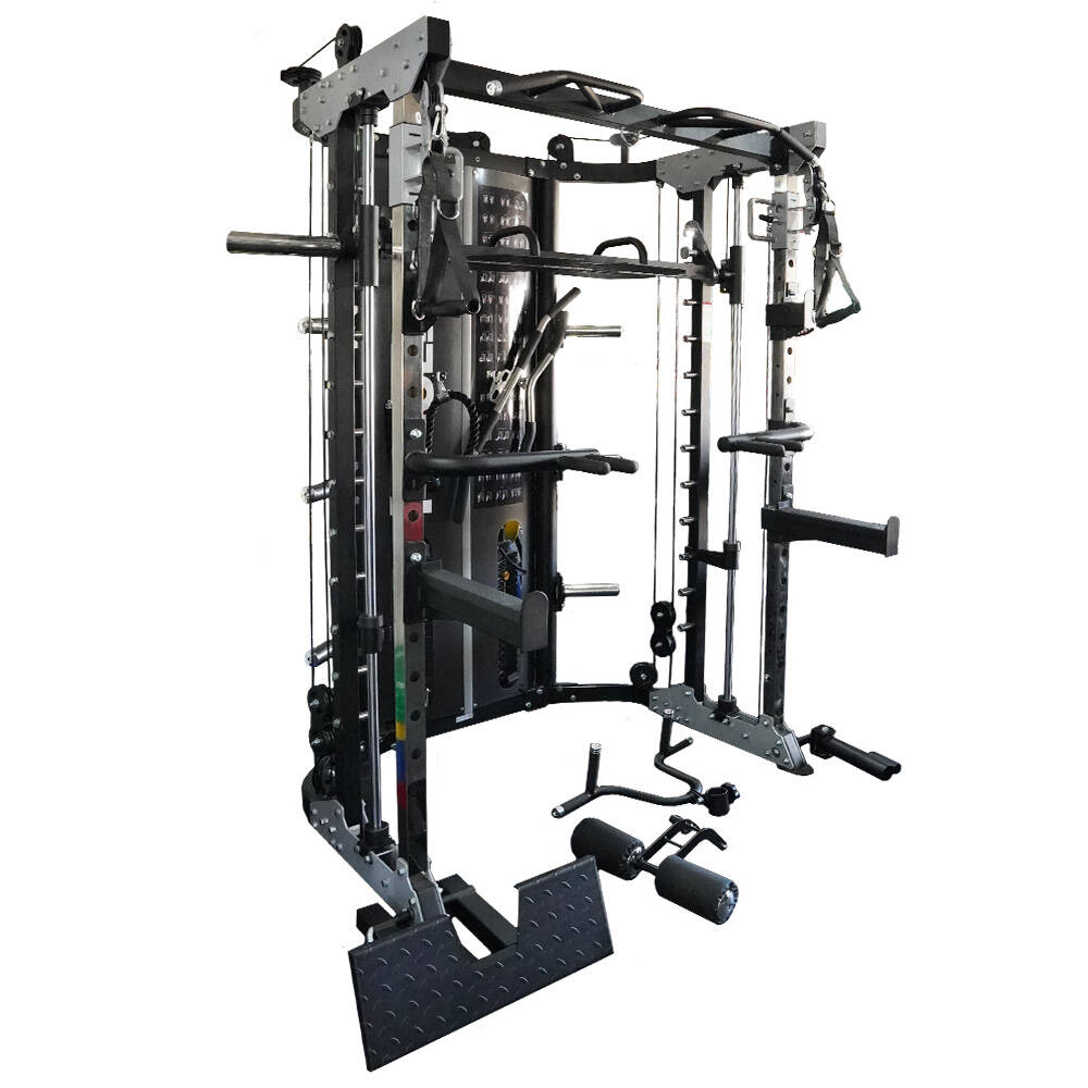 Force USA G12 All-In-One Trainer - Double Pulley (90.5 kg), Multipower, Power Rack und Beinpresse