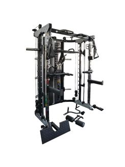Force USA G12 All-In-One Trainer - Double Pulley (90.5 kg), Multipower, Power Rack und Beinpresse