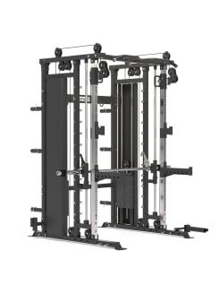 G4 All-In-One Trainer: Rack, Máquina Smith y Doble Polea + 154 kg de Placas Incluídas